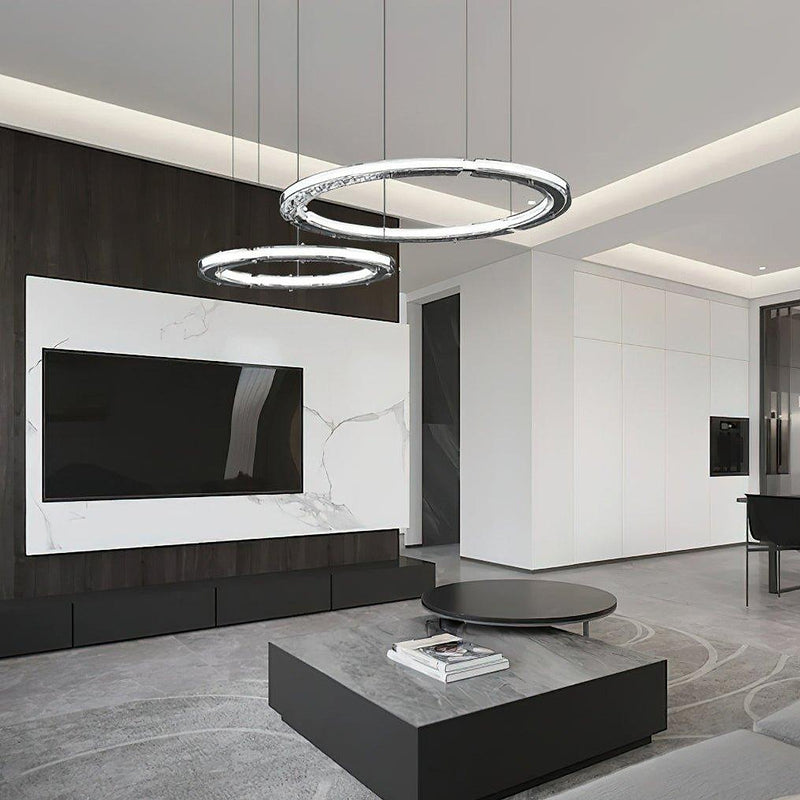 Celestial Rings Chandelier-DWHOME