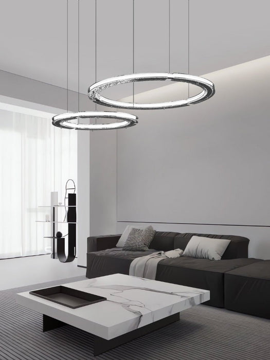 Celestial Rings Chandelier - Vakkerlight