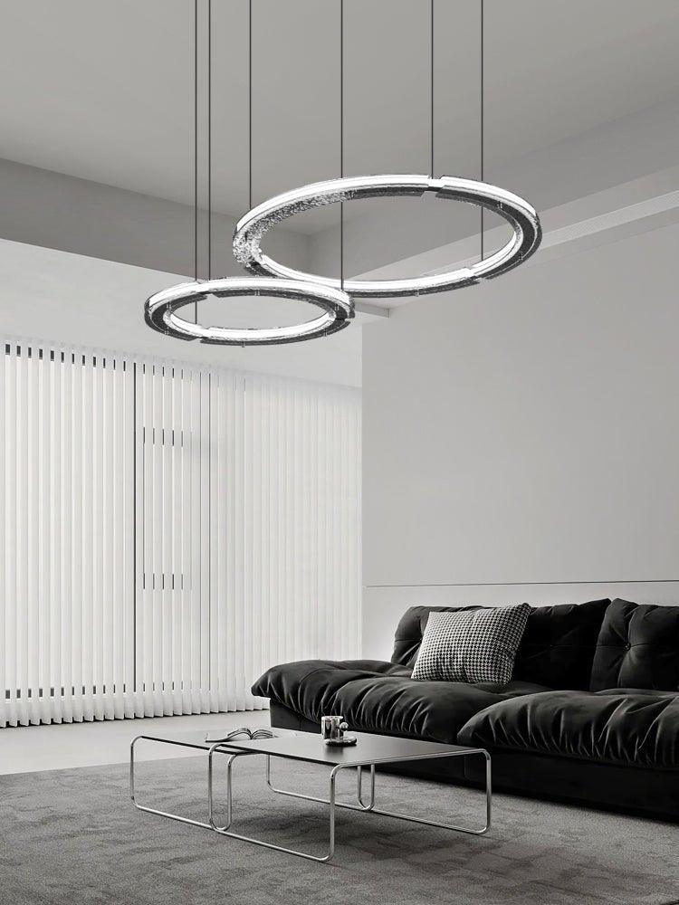 Celestial Rings Chandelier-DWHOME