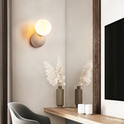 Celestial Travertine Wall Sconce-DWHOME