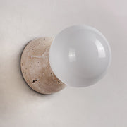 Celestial Travertine Wall Sconce-DWHOME