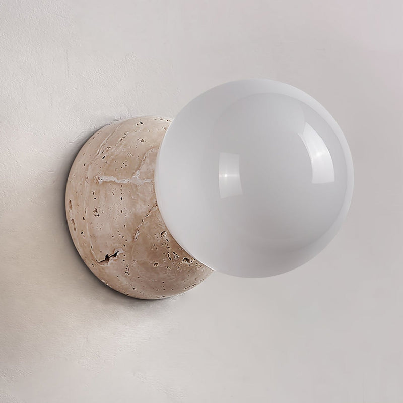 Celestial Travertine Wall Sconce-DWHOME