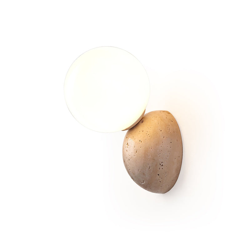 Celestial Travertine Wall Sconce-DWHOME