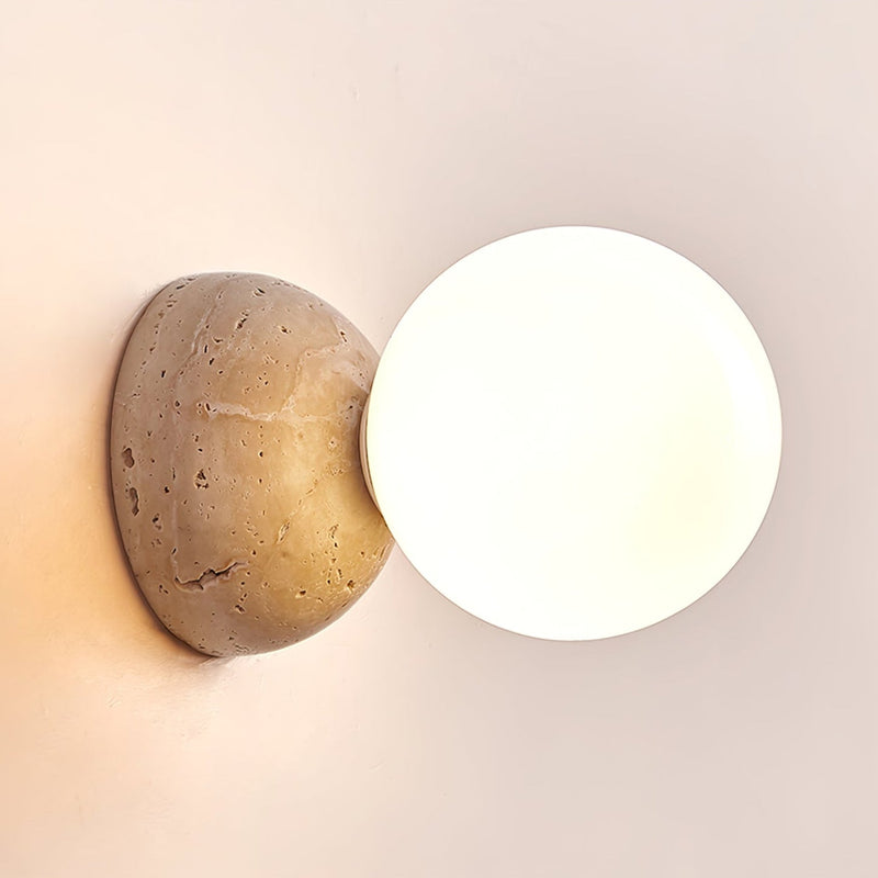 Celestial Travertine Wall Sconce-DWHOME