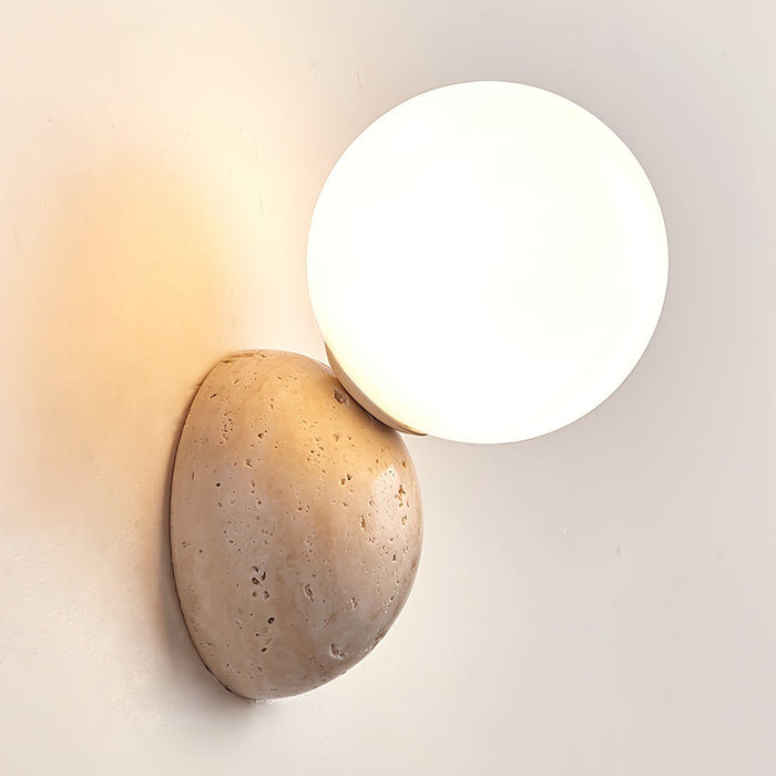 Celestial Travertine Wall Sconce-DWHOME
