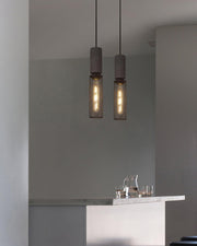 Cement Mesh Pendant Light-DWHOME