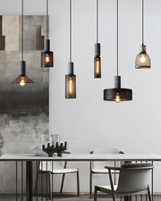 Cement Mesh Pendant Light-DWHOME