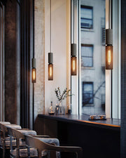 Cement Mesh Pendant Light-DWHOME