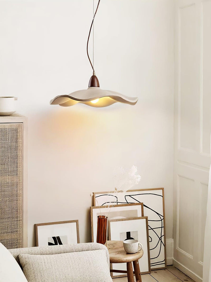 Cement Wave Pendant Light-DWHOME