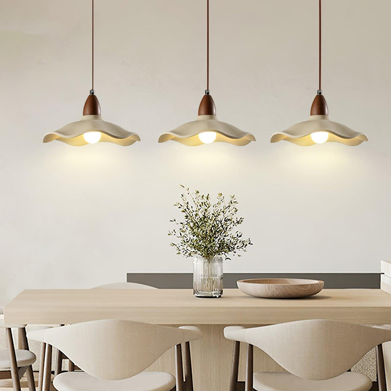 Cement Wave Pendant Light-DWHOME