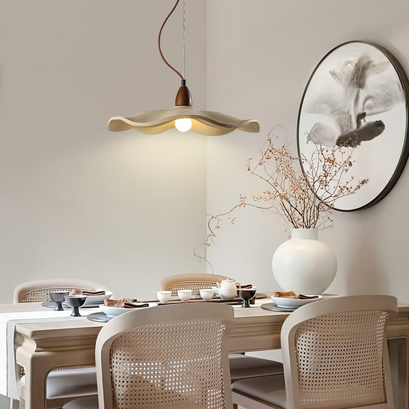 Cement Wave Pendant Light-DWHOME
