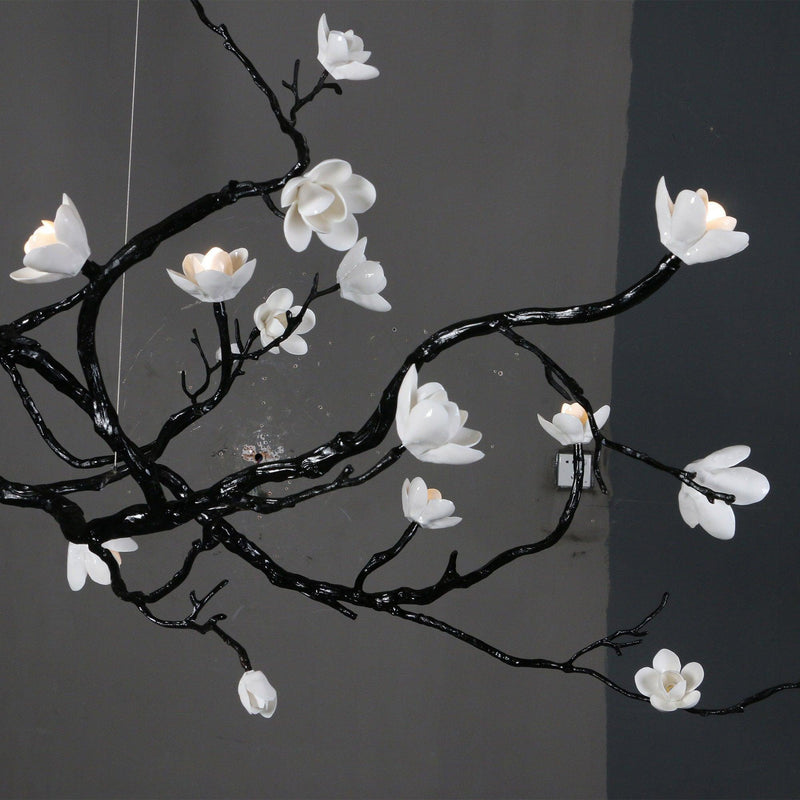 Chandelier Fleur en Céramique-DWHOME