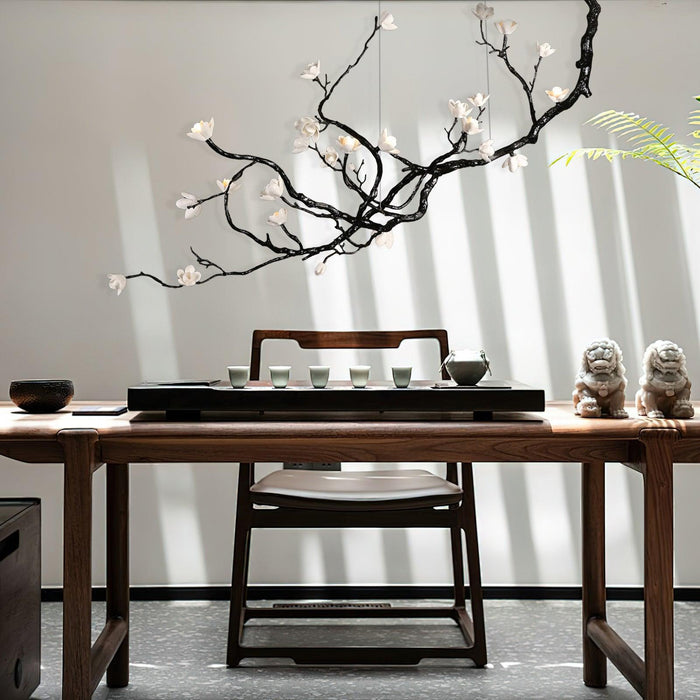Ceramic Flower Chandelier-DWHOME