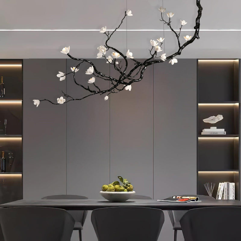 Chandelier Fleur en Céramique-DWHOME