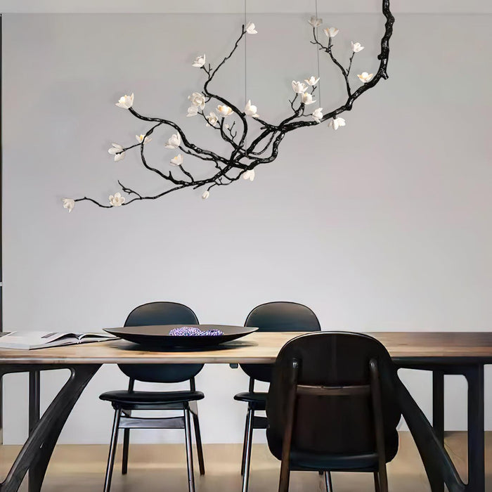 Ceramic Flower Chandelier-DWHOME