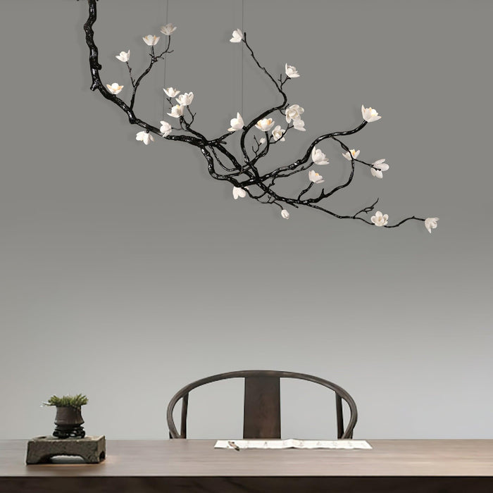 Ceramic Flower Chandelier-DWHOME