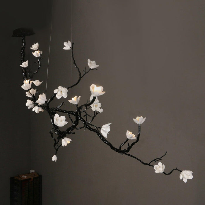 Ceramic Flower Chandelier-DWHOME