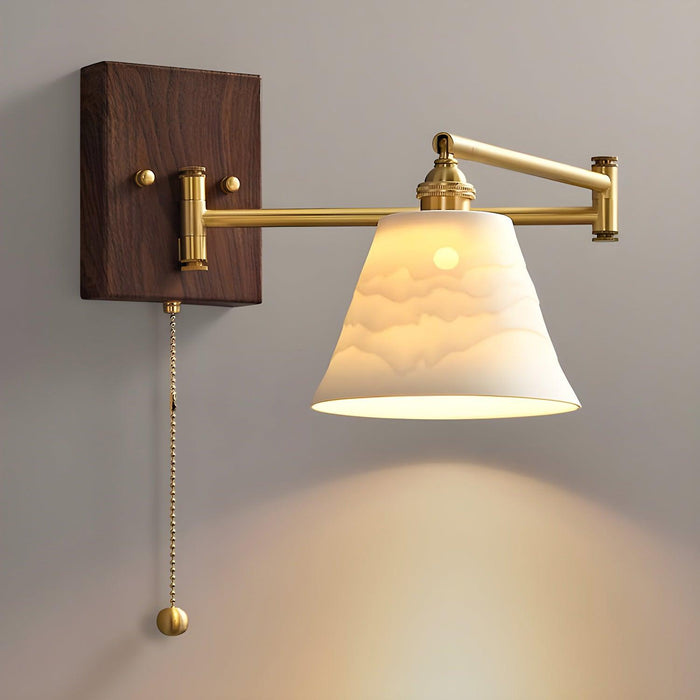 Ceramic Geometry Wall Lamp-DWHOME