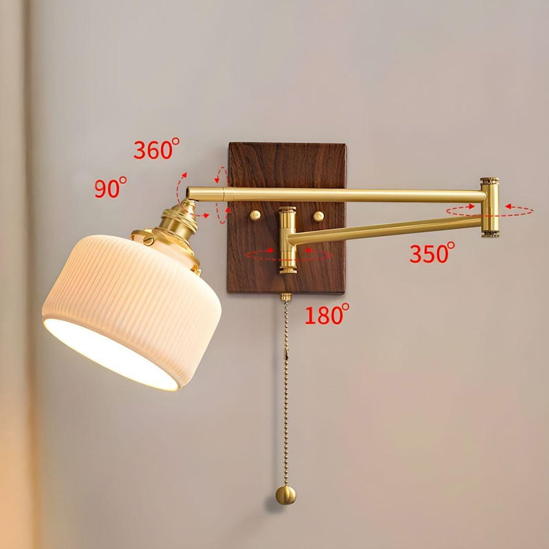 Ceramic Geometry Wall Lamp-DWHOME