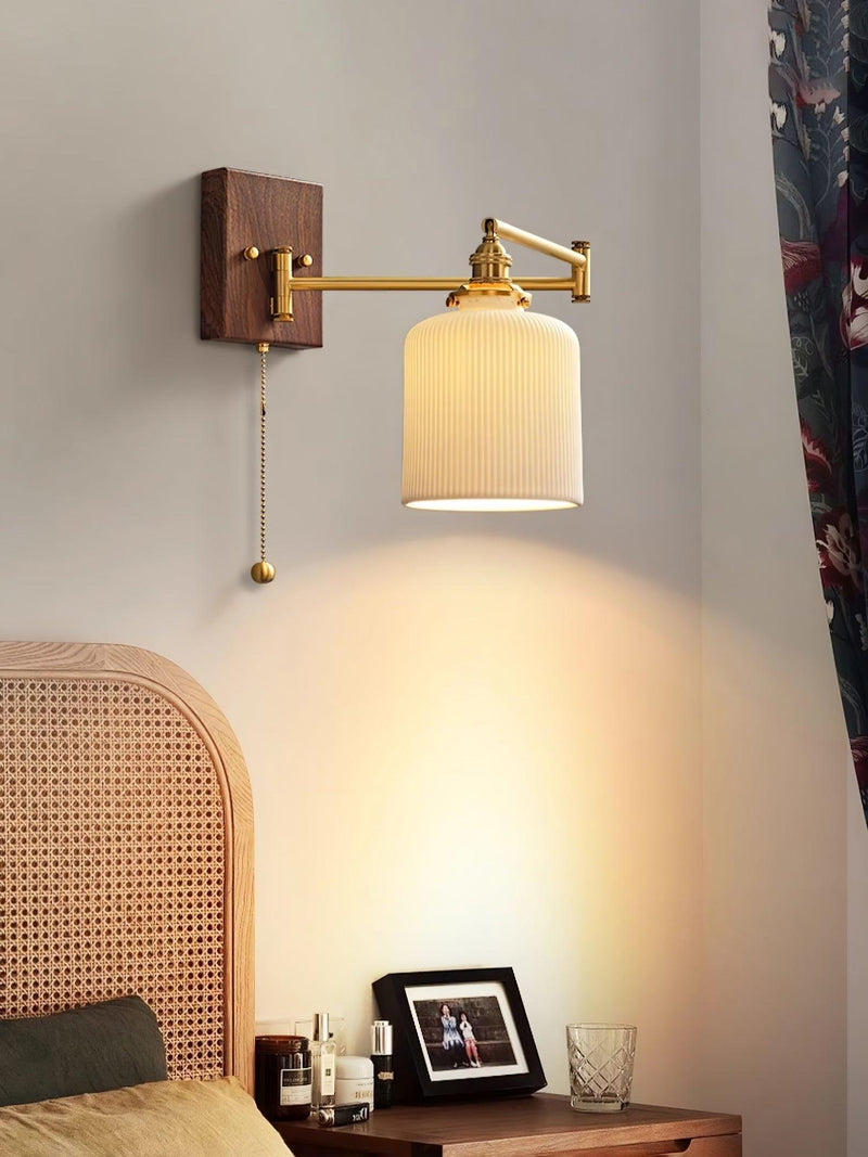 Ceramic Geometry Wall Lamp-DWHOME
