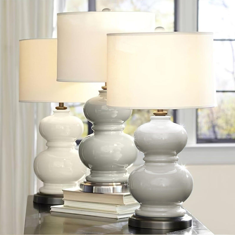 Lampe de table en céramique en forme de gourde - DWHOME