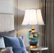 Ceramic Pattern Table Lamp-DWHOME