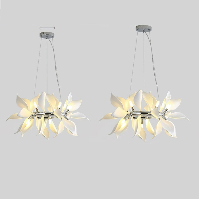 Ceramic Petals Blooming Chandelier - DWHOME