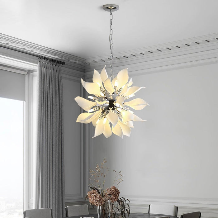 Ceramic Petals Blooming Chandelier - DWHOME