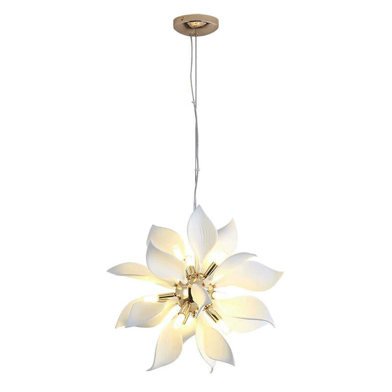 Ceramic Petals Blooming Chandelier-DWHOME
