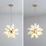 Ceramic Petals Blooming Chandelier-DWHOME
