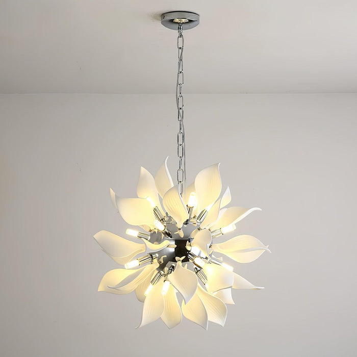 Ceramic Petals Blooming Chandelier - DWHOME