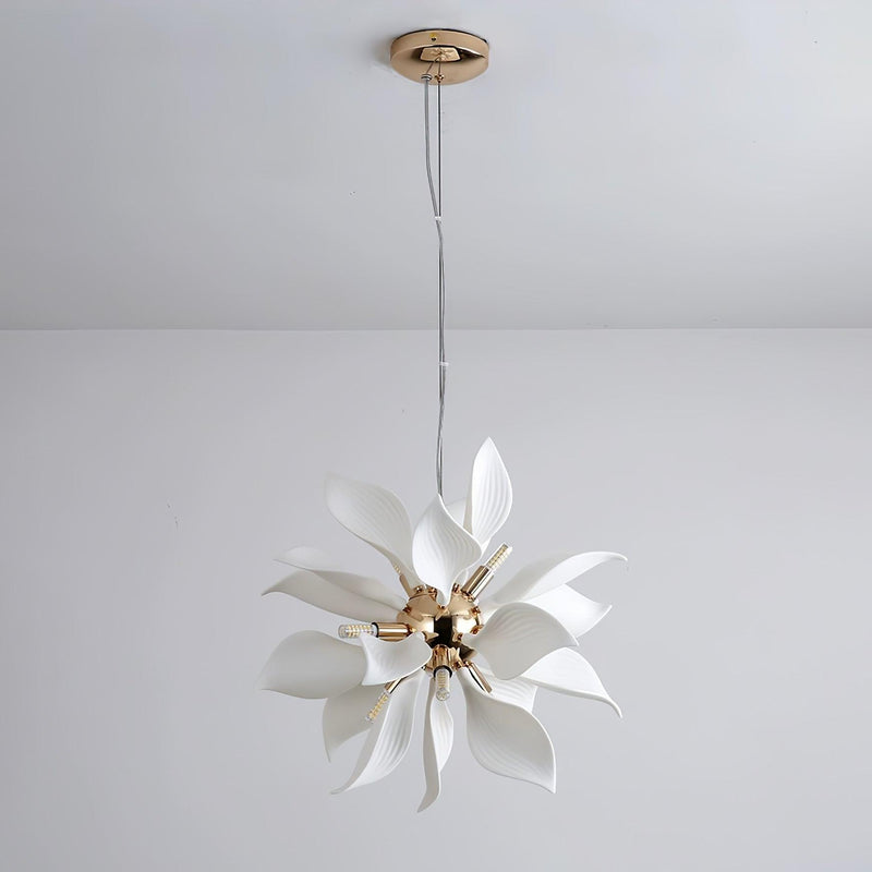 Ceramic Petals Blooming Chandelier-DWHOME
