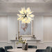 Ceramic Petals Blooming Chandelier - DWHOME