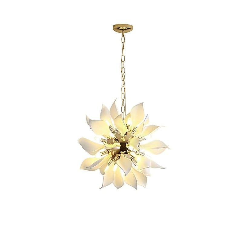Ceramic Petals Blooming Chandelier-DWHOME