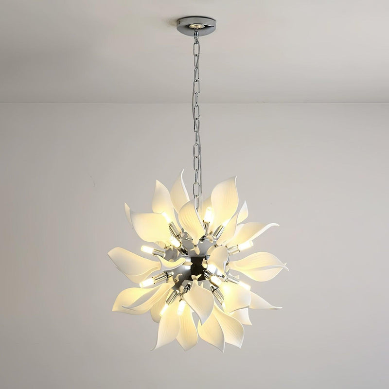 Ceramic Petals Blooming Chandelier-DWHOME
