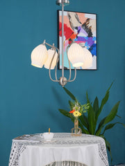 Ceramic Ribbed Chandelier-DWHOME