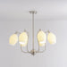 Ceramic Ribbed Chandelier - Vakkerlight