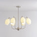 Ceramic Ribbed Chandelier - DWHOME