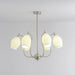 Ceramic Ribbed Chandelier - DWHOME