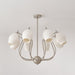 Ceramic Ribbed Chandelier - DWHOME