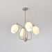 Ceramic Ribbed Chandelier - DWHOME