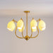 Ceramic Ribbed Chandelier - DWHOME