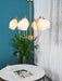 Ceramic Ribbed Chandelier - DWHOME