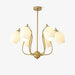 Ceramic Ribbed Chandelier - DWHOME