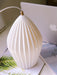 Ceramic Ribbed Pendant light.