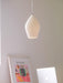 Ceramic Ribbed Pendant light.