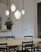 Ceramic Ribbed Pendant light.