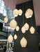 Ceramic Ribbed Pendant light.