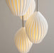 Ceramic Ribbed Pendant light - Vakkerlight