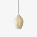 Ceramic Ribbed Pendant light.